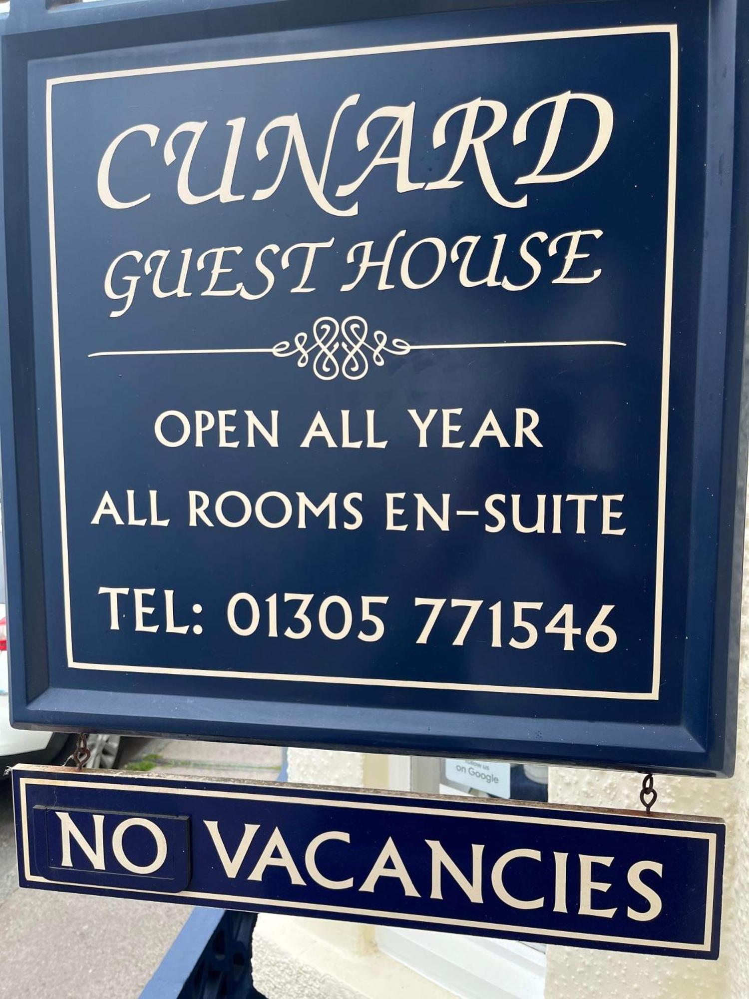 Cunard Guest House Weymouth Exteriör bild